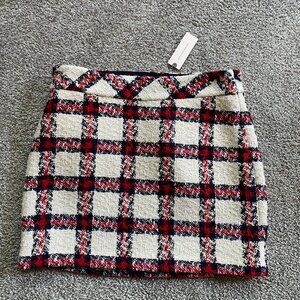 Anthropologie Plaid Mini Skirt | Size M